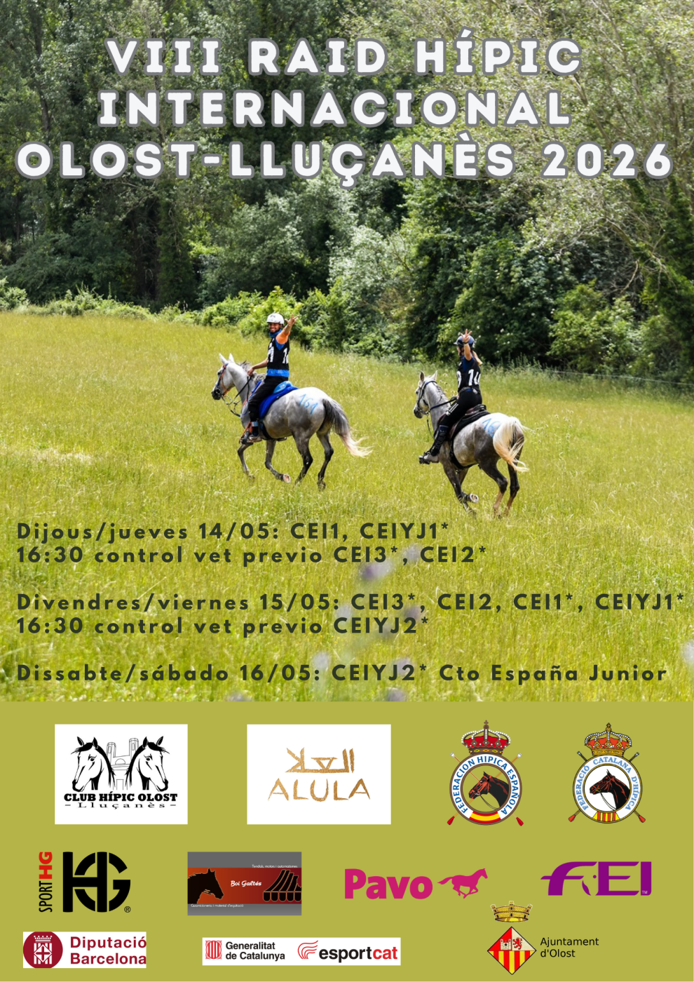 VIII Raid Hípic internacional Olost - Lluçanès 2026